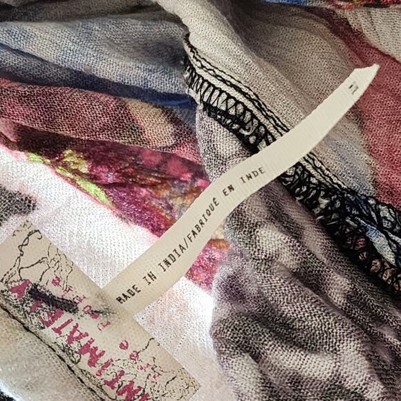 Free People Nomad Sheer Slip Floral Retro Lightweight Dress - Picture 3 of 5